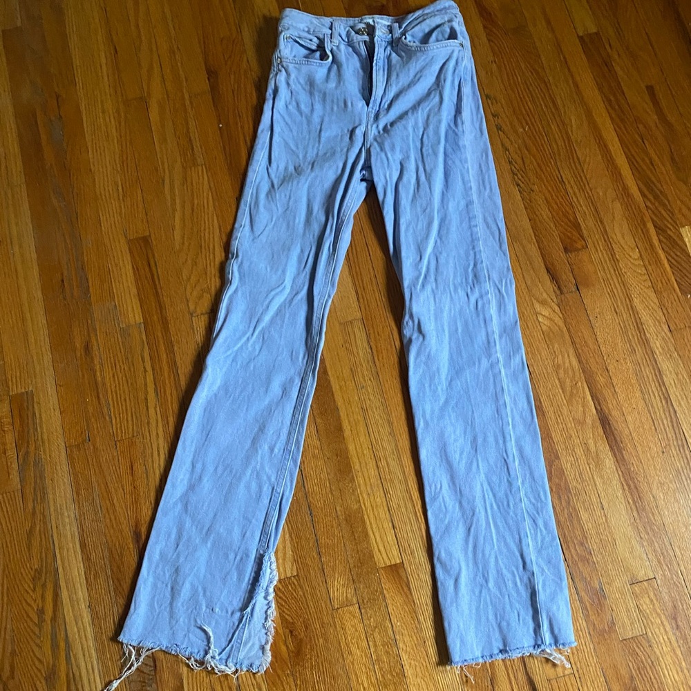 Zara high rise Slim Flare jeans